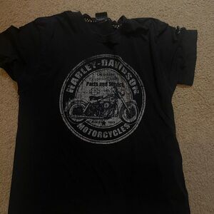 Black vintage Harley Davidson shirt